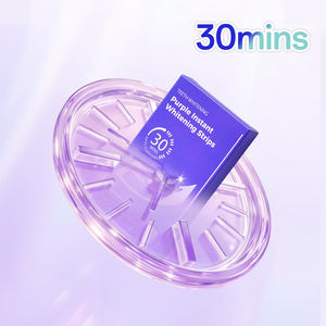 맞춤형 개인 브랜드 치아 얼룩 제거 색상 교정 PAP+ 퍼플 치아 미백 스트립 (가정용) - Product Image 5