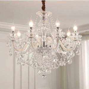 Lampadario di Lusso Francese Vintage in Cristallo, Altezza Regolabile per Villa, <span class=keywords><strong>Soggiorno</strong></span>, <span class=keywords><strong>Sala</strong></span> da <span class=keywords><strong>Pranzo</strong></span>, Camera da Letto, Ingresso, Hotel, <span class=keywords><strong>Arredamento</strong></span> Casa - Product Image 4