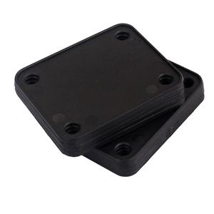 Set 10 pezzi di guarnizione in plastica nera per collo con 4 fori per chitarra e basso accessorio di protezione per strumenti musicali - Product Image 1