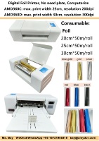 Qxamydor-imprimante numérique automatique, impression de feuilles dorées, en PVC, pour cartes d'invitation, cartes de vœux, envoi gratuit