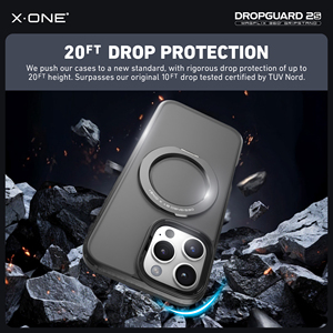 Custodia per cellulare X-ONE Premium con anello magnetico, design UAG, antiurto, rigida, per iPhone 18 17 16 Pro Max - Product Image 2