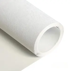 Fabrika kaynağı yeniden konumlandırılabilir eko-solvent blok gri yapıştırıcı çıkarılabilir peel ve sopa ile mat H5 kumaş duvar kağıdı ruloları