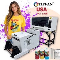 Imprimante DTF A3 double tête la plus vendue avec têtes Xp600 I3200 et machine à secouer la poudre – Machine d'impression DTF A3