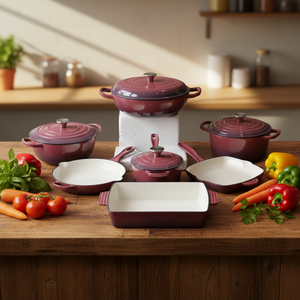 Utensilios <span class=keywords><strong>de</strong></span> Cocina <span class=keywords><strong>de</strong></span> Hierro Fundido Esmaltado Personalizables, Incluyendo Ollas, Cazuelas y Juegos <span class=keywords><strong>de</strong></span> Cocina Coloridos, Fabricante al por Mayor - Product Image 1