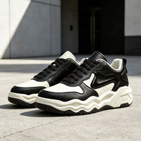 Fabricant de baskets personnalisées en gros avec logo, chaussures en cuir de style streetwear, design de mode, OEM ODM, chaussures sur mesure
