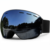 Masque de ski magnétique à lentilles interchangeables, anti-buée, UV400, compatible casque, lunettes de neige unisexe