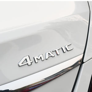 Autocollant d'emblème de badge de pare-chocs arrière de <span class=keywords><strong>voiture</strong></span> de luxe 3D ABS 4MATIC Logo pour <span class=keywords><strong>Mercedes</strong></span> pour W246/W204-213/GLB 1 an - Product Image 4