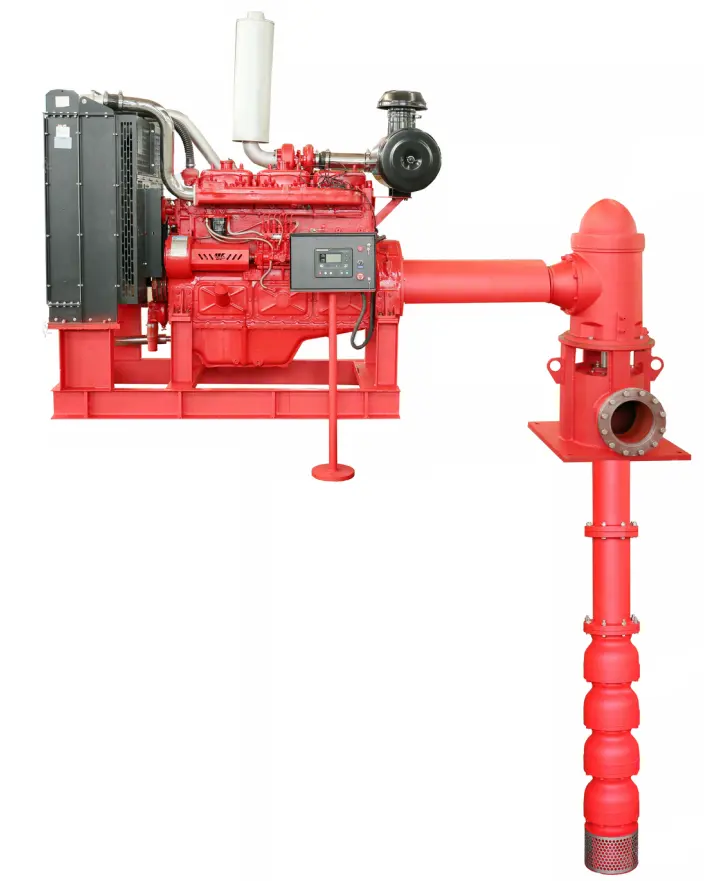 Diesel vertical turbine fire Pump Set