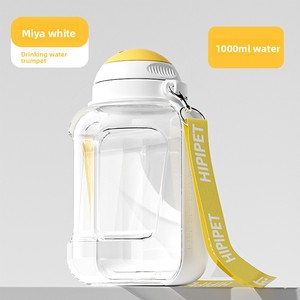 Botella de Agua y Comedero Portátil Integrado de Plástico de Gran Capacidad para Perros y Gatos Hippie Dog Cross-border - Product Image 6