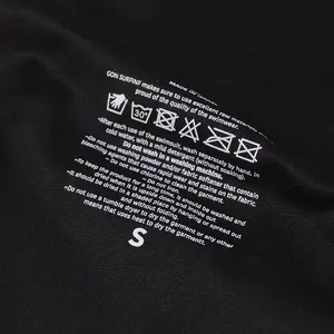 Tùy chỉnh in nhãn may truyền nhiệt logo PVC Nhãn kích thước cổ tag sắt trên quần áo nhãn