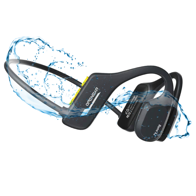 IPX8 Waterproof Bone Conduction Headphones LED Display Wireless Earbuds Bluetooth 5.2 Sports Headphones for Swimming & Running