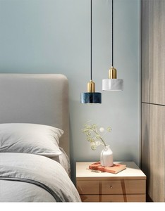 Sức Mạnh Của Nhà Máy Hiện Đại Sáng Tạo Kim Loại Nhỏ Mặt Dây Chuyền Khách Sạn Mới Phòng Khách Cạnh Giường Ngủ Ánh Sáng Cho Phòng Ngủ Hoặc Nhà - Product Image 3