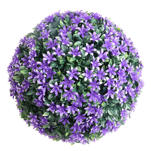 Boule de fleurs artificielles en plastique réaliste, rose, suspendue, pour mariage, Saint-Valentin, remise de diplôme, décoration de la maison et du <span class=keywords><strong>jardin</strong></span> - Product Image 2