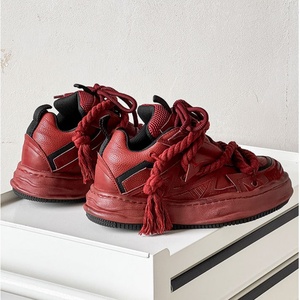 Zapatos de Hombre Estilo Vintage 2025, Mocasines de Suela Gruesa de Alta Calidad, Transpirables, Cómodos, Deportivos, de Baloncesto - Product Image 4