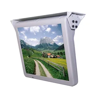 OSK 15 Inch 17 inch Vehicle mounted Automatic Fold Lcd Car Monitor Av/vga Input Bus monitor osk