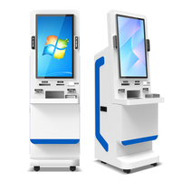 Kiosque d'impression de paiement en libre-service Imprimante A4 Solutions debout au sol personnalisables pour une utilisation en intérieur Hôpitaux Banques Gouvernement