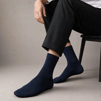 Chaussettes habillées pour hommes, sans couture, sans ressort, pour tenue formelle ou professionnelle