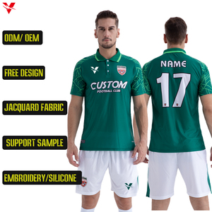 Uniforme De Fútbol Personalizado Por Sublimación De Talla Grande Con Camisa De Manga Corta Y Logo Bordado M904 - Product Image 1
