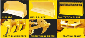 <span class=keywords><strong>Bulldozer</strong></span> de orugas de 16-17.5 toneladas, 131kW de potencia, con cuchilla recta/de saneamiento y desgarrador de 3 dientes para movimiento de tierras/minería/vertederos, CE - Product Image 5