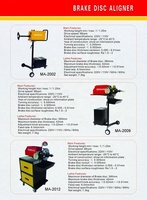 Tour à frein portable pour voiture MA-2002, machine de rectification de disques de frein, outil de découpe de tambours de frein 220V/110V pour la réparation automobile