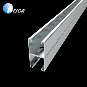 Mạ kẽm nhúng nóng sắt thép không gỉ hình thành <span class=keywords><strong>C</strong></span> u loại đụ<span class=keywords><strong>c</strong></span> strut hồ sơ kênh đường sắt trong 41mm bởi 41mm hoặ<span class=keywords><strong>c</strong></span> 21mm - Product Image 4