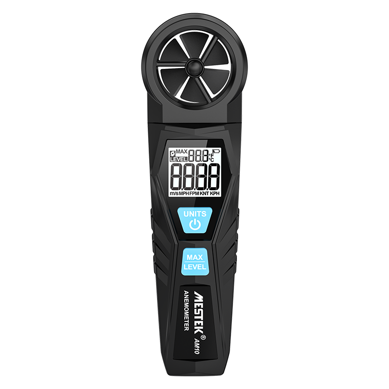 Популярный товар, анемометр для измерения температуры воздуха 0,3-30 м/с, черный, красный, синий, оригинальный цвет Rohs