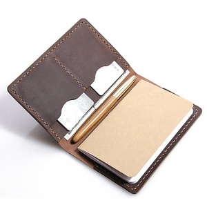 Tùy Chỉnh Màu Nâu Thẻ Tín Dụng Hộ Chiếu Du Lịch Mini Pocket Trường Ghi Chú Tổ Chức Da Chính Hãng Máy Tính Xách Tay Bìa - Product Image 1