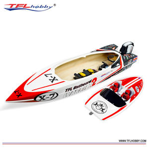 TFL Hobby 1148 Warrior 35 pouces, <span class=keywords><strong>bateau</strong></span> <span class=keywords><strong>RC</strong></span> professionnel de grande taille avec moteur sans balais, coque en fibre de verre, hélice en laiton à 2 pales, navire de course - Product Image 5