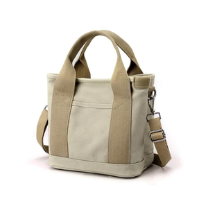 High Quality Thick Cotton Canvas Tote bags fashion Handbag Custom Printed Logo Eco-friendly Recyclable Elegant Shopping Bag - Product Image 1