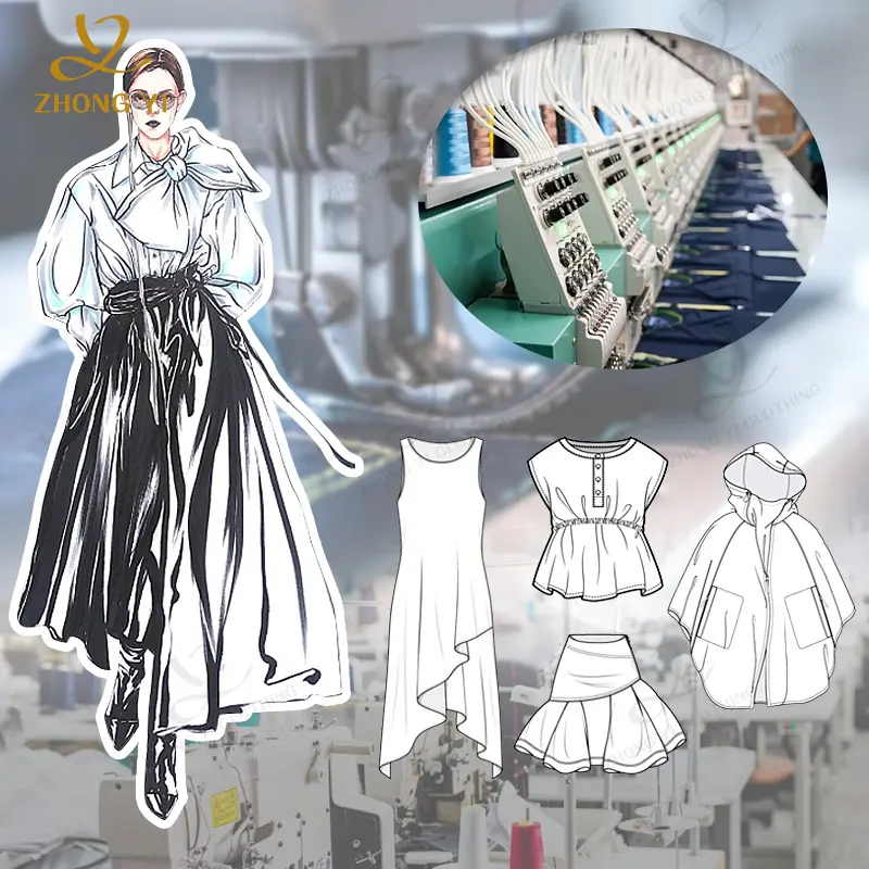 2024 Custom Fashion Kleidung Hochwertige China Kleider Bekleidungs hersteller Hersteller BSCI Verified Women Clothing Factory