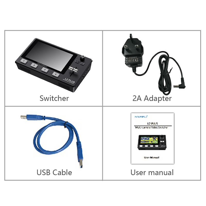 FEELWORLD LIVEPRO L2 Plus ビデオスイッチャー マルチフォーマット