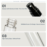 Botol Parfum Spray Emas Premium 10ml Mewah Mini Isi Ulang 5ml Atomizer Parfum Kaca untuk Pria