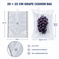 Sac de transport en gros pour fruits, pochette gonflable de 20*25cm, 8 tailles disponibles pour l'emballage des fruits