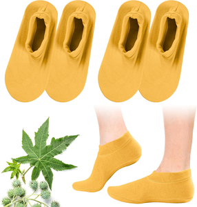 Envolturas de Aceite de Ricino Reutilizables para Pies, Calcetines de Aceite de Ricino para Mujer, Kit de Envolturas de Aceite de Ricino para Artritis y Grietas en los Pies - Product Image 4