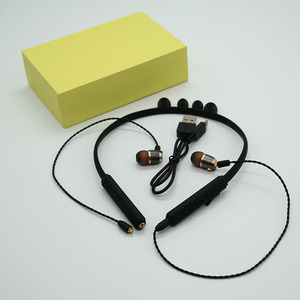 Neckband <b>Bluetooth</b> Headphones Type C Charging IPX4 Waterproof Sports Earphones Gift Box Packaging - Product Image 3