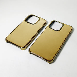 Nuevo diseño chapado al vacío para <span class=keywords><strong>iPhone</strong></span> PC <span class=keywords><strong>con</strong></span> funda trasera de metal funda de protección de lujo para teléfono móvil acepta logotipo y diseño personalizados - Product Image 2