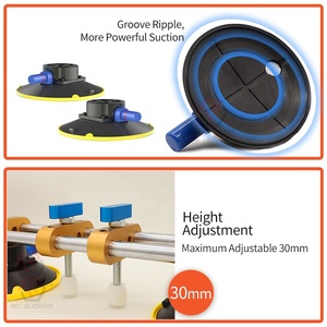 Ventouses d'aspiration réglables de 6 pouces <span class=keywords><strong>pour</strong></span> l'installation et le nivellement des joints de pierre, outils de pose de carreaux de granit - Product Image 3