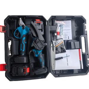 Ensemble 2-en-1 : 2 batteries universelles, sécateur à chaîne à lubrification automatique de 6 pouces, numérique/non numérique en option - Product Image 2