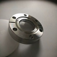 Vitre de visualisation sous vide en acier inoxydable SS304 poli, à bride forgée CF16-CF250