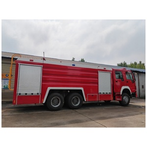 Camión de Bomberos Howo de 12000L con Alta Potencia de Chorro, 6x4, Agua y Espuma, para Rescate y Extinción de Incendios, en Venta - Product Image 1