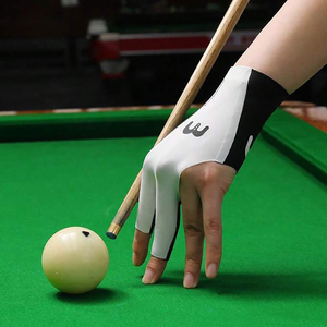 Gant de billard professionnel sans couture à 3 doigts, gant antidérapant très extensible et résistant à l'usure pour le billard chinois à 8 boules - Product Image 1