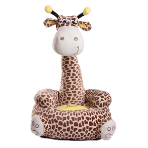 Ours en peluche géant pour enfants, coussin en peluche fait à la main, cadeau de canapé girafe animal rempli de coton pour enfants - Product Image 1