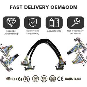 高電圧耐電圧医療用配線ハーネス PTFE/PVC AWM 3239 IP68 レーザー切断機電源医療機器用 - Product Image 4