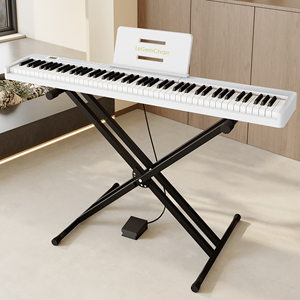 Piano Teclado Electrónico LeGemCharr Piano de 88 Teclas Teclado Musical Órgano Electrónico de 88 Teclas - Product Image 1