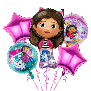 Vente en gros, ensemble de ballons en aluminium pour maison de poupée <span class=keywords><strong>Gabby</strong></span>, ballons ronds de décoration de fête d'anniversaire en forme de boule - Product Image 3