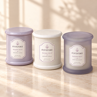 Bougie artisanale à la cire de soja parfumée à la passion fruit, à une seule mèche, dans un bocal en verre, décoration d'intérieur, mariage