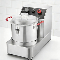 Robot culinaire commercial 10L 1500W en acier inoxydable, hachoir électrique pour légumes pour cuisines et restaurants
