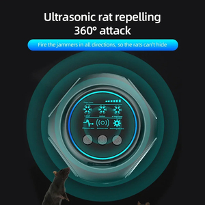 Répulsif à ultrasons 4 en 1 pour rongeurs, dispositif électronique à 360 degrés pour repousser efficacement les rats, les mouches, les cafards, les moustiques XA1018 - Product Image 5