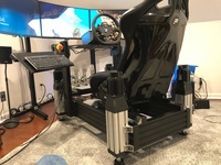 TELA TMPF2-4DOF Kit Plateforme à Mouvement Complet 4DOF pour Usage Domestique, Simulateur de Conduite VR, Cockpit de Jeu de Voiture, Capacité 300kg