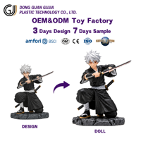 定制动漫动作人偶武士角色 OEM ODM 工厂 24小时设计 最小起订量 1 件 玩具批发